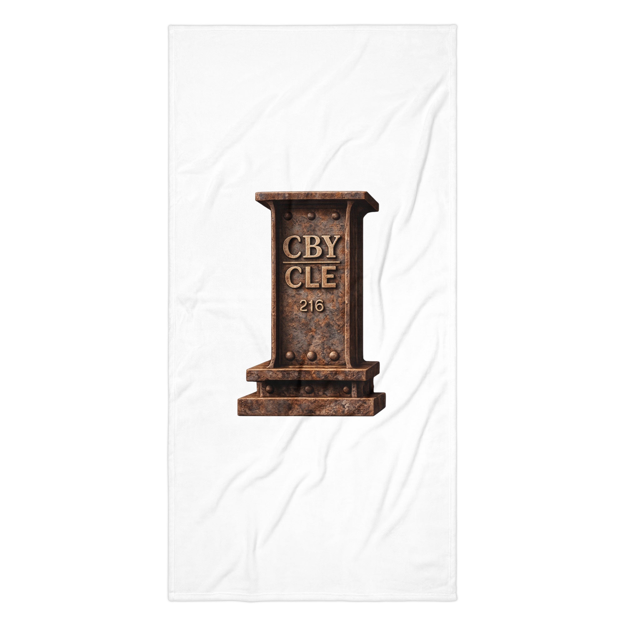 CBY CLE Steel Mark Forge Towel Cranberry's