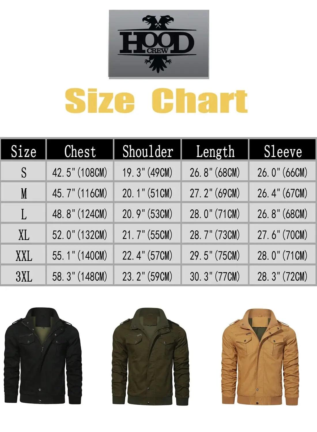 Men'S Casual Jackets Windbreaker Outwear Cargo Bomber Jackets Full Zipper Mid Length Fall Spring Coats Darkgreen S