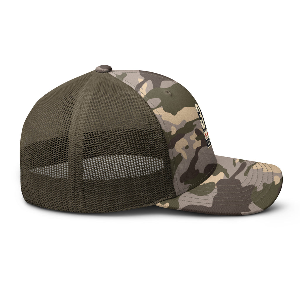 CBY CHI 312 camo trucker hat — camo olive, right