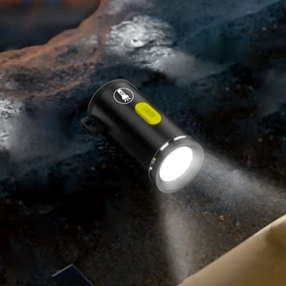 2-5Pc High Brightness LED Mini Flashlight Powered by Type C Connectors Small LED Light Aluminum Alloy Outdoor Emergency Light