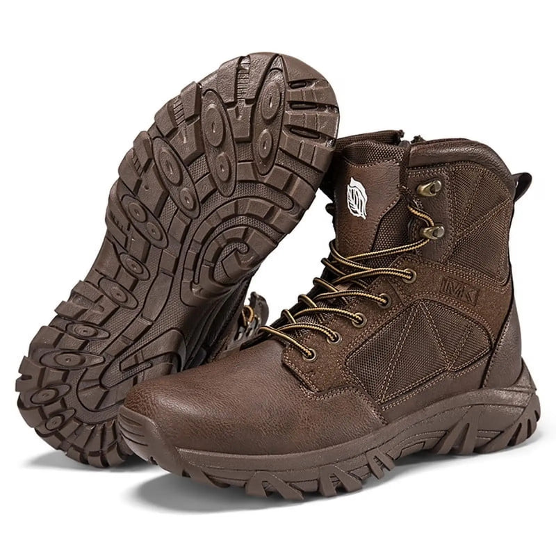 Men'S Waterproof Hiking Boots Outdoor Mid Trekking Backpacking Mountaineering Shoes