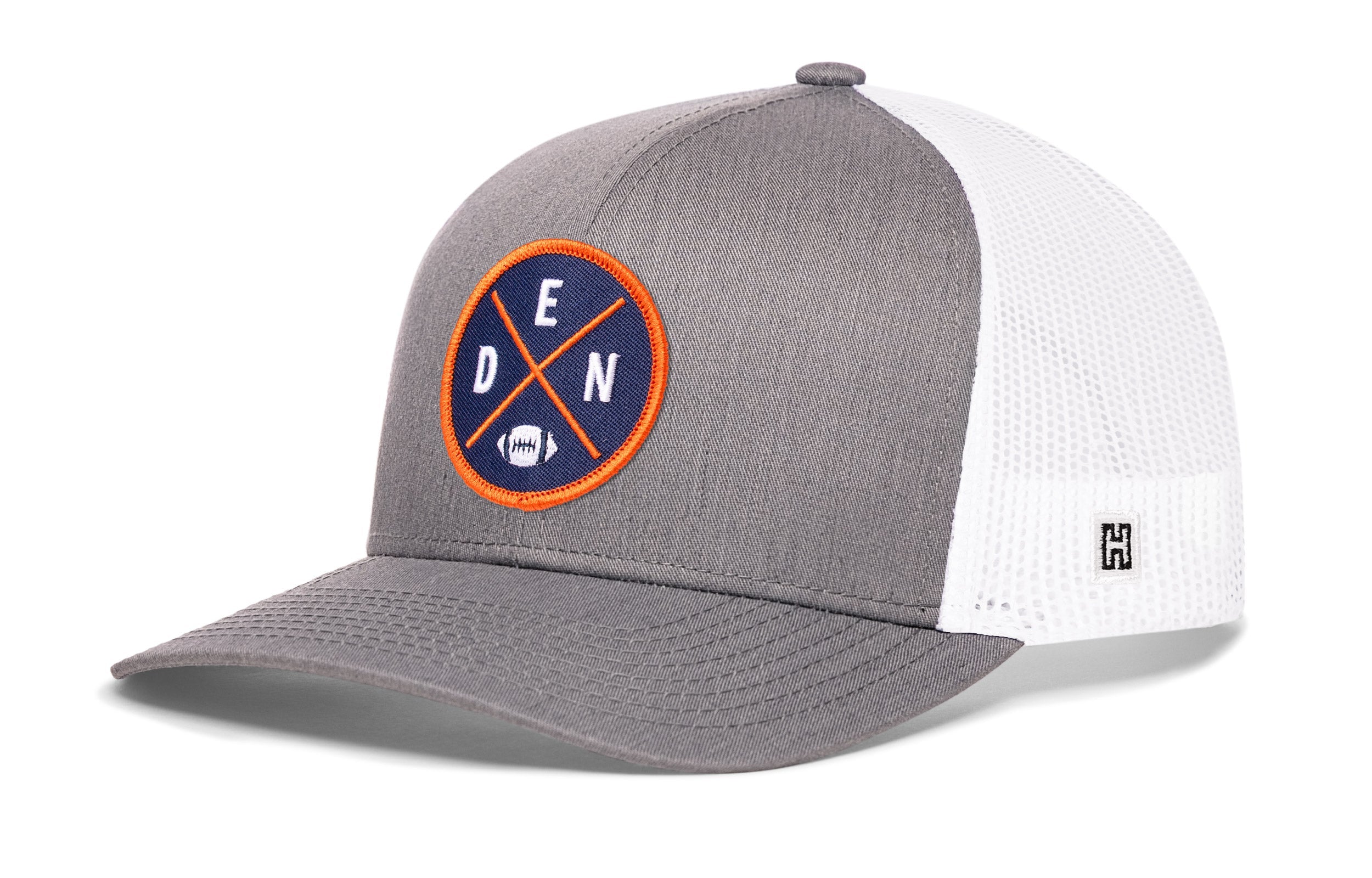Denver Trucker Hat  |  Black DEN X Football Snapback Haka Hat