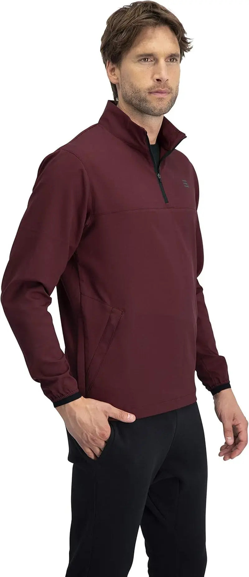 Mens Windbreaker Jackets - Zippered Golf Wind Breaker Jacket - Vented, Dry Fit