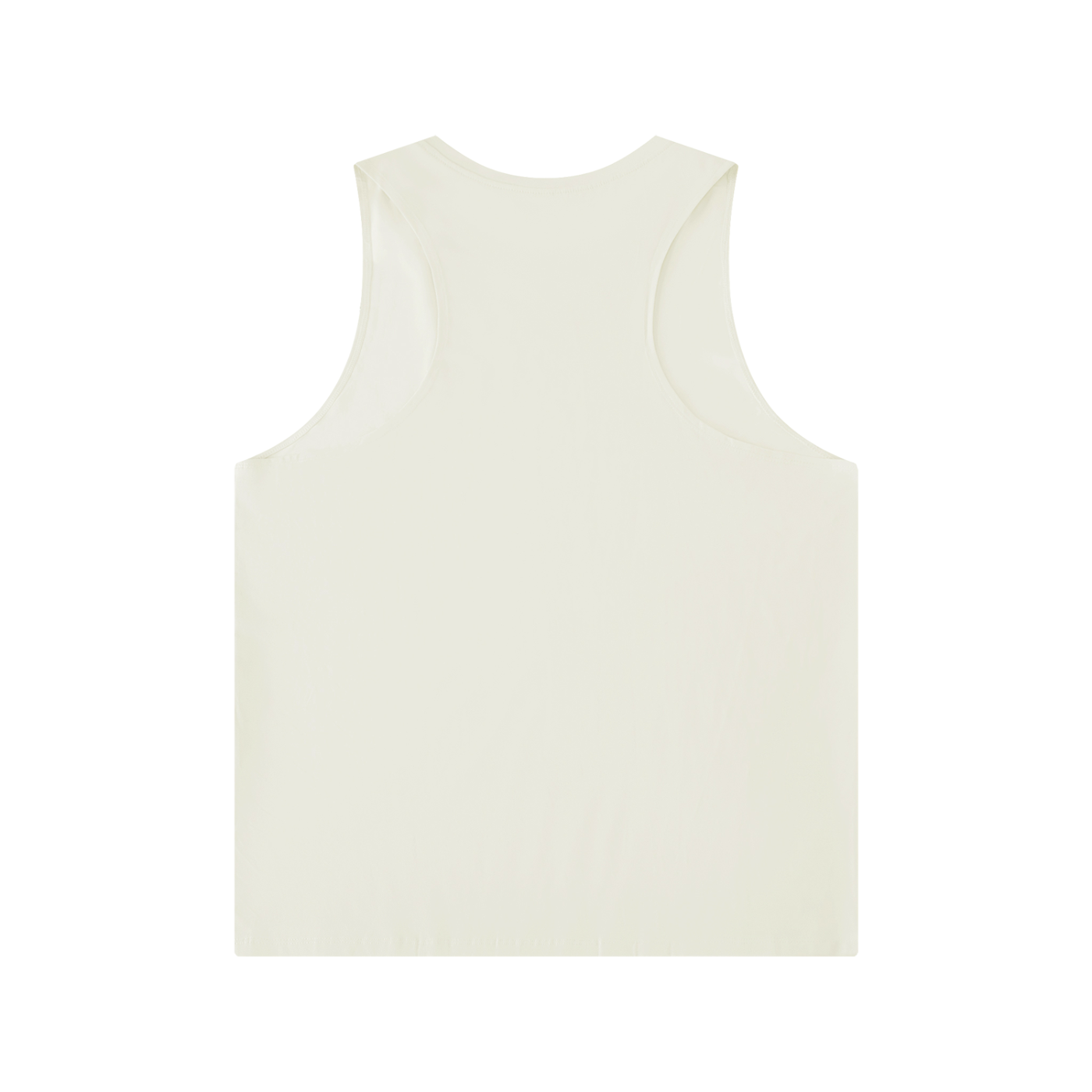 CBY CLE Steel Mark Forge crewneck tank, detail of the forged steel mark