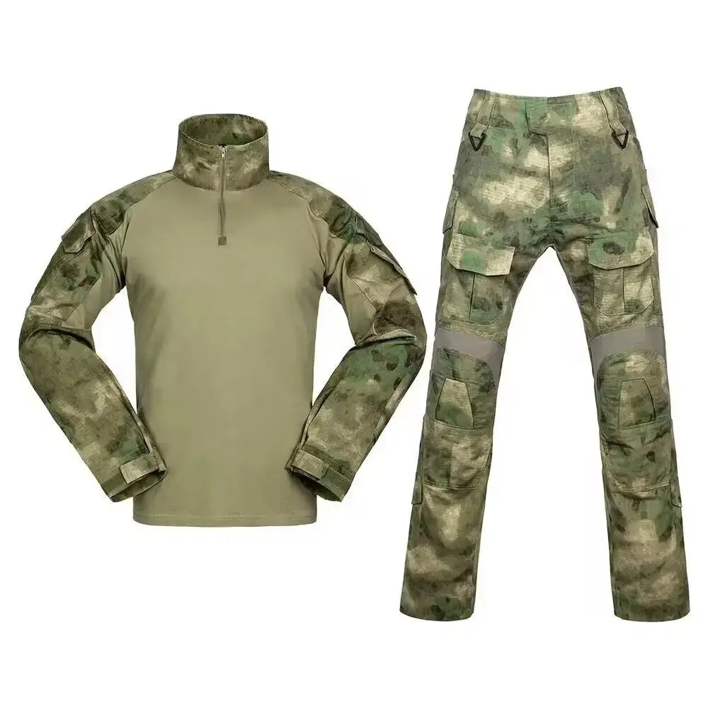 Tactical Uniforms Men Rip-Stop Camo Camouflage Clothing Sets G3 Suit Airsoft Paintball Multicam Cargo Pant Hiking Shirt