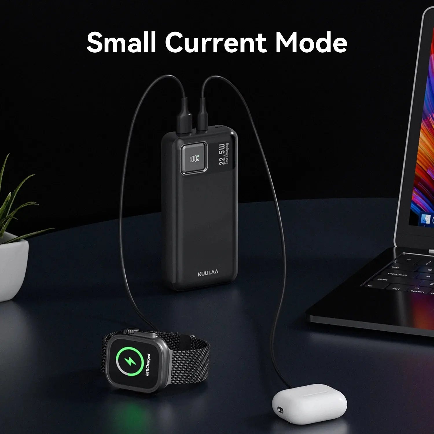 20000Mah Power Bank, 22.5W PD/QC Fast Charger with LED Display Compatible for Iphone 17/16/15/14, Ipad, Samsung S24/S23 & Android More