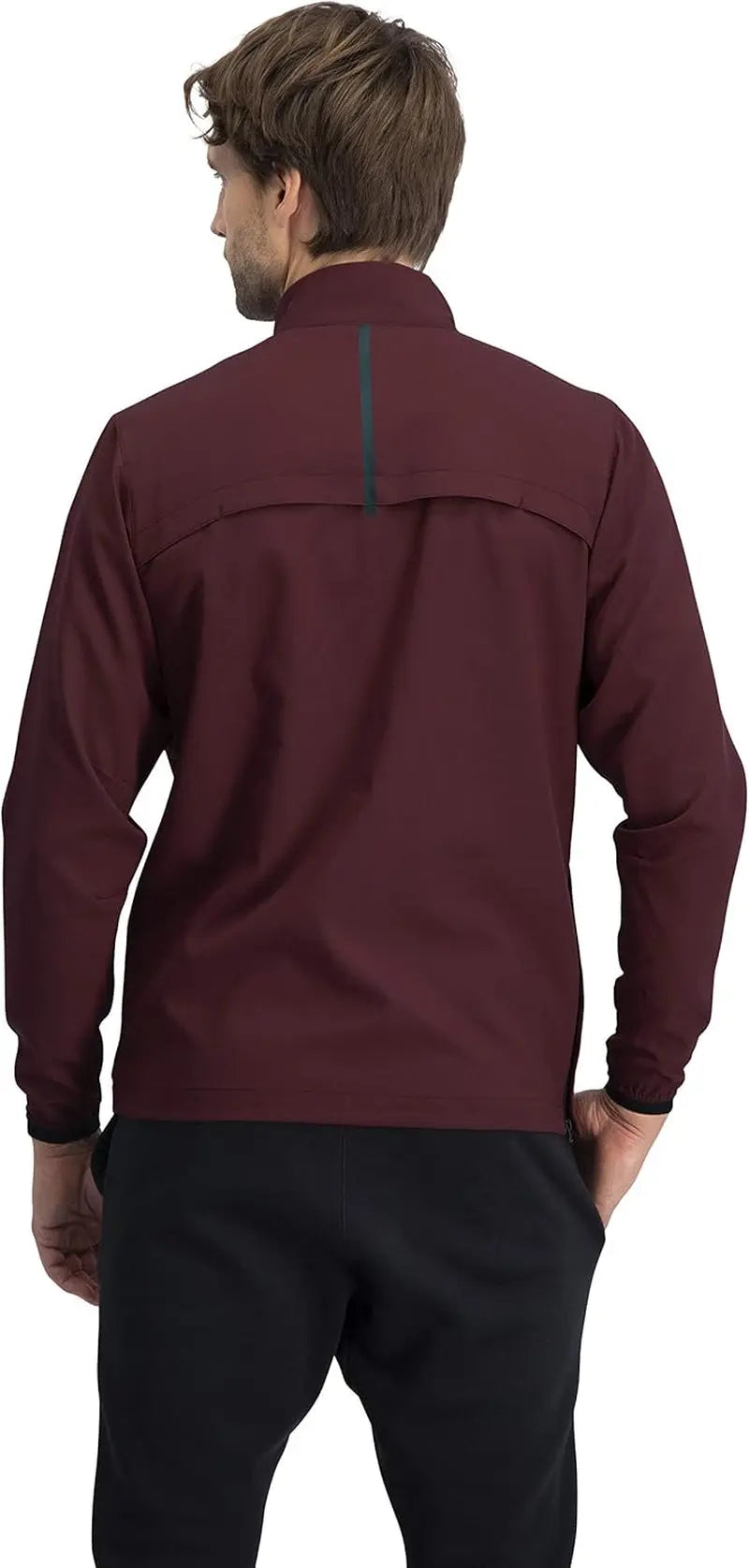 Mens Windbreaker Jackets - Zippered Golf Wind Breaker Jacket - Vented, Dry Fit