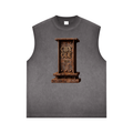 CBY CLE Steel Mark Forge reverse-washed tank top, cast-iron 216 graphic, Cranberry's house label