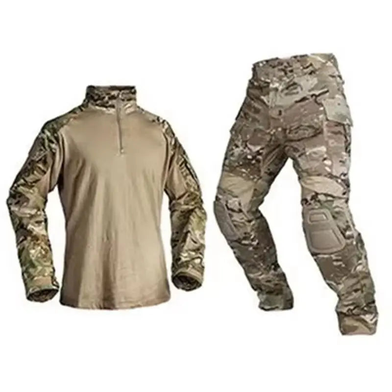 Emersongear Tactical G3 Uniform Sets NEW Mens Camouflage Suits Outdoor Hunting Shirt Pants Tops Duty Cargo Trouser AOR1
