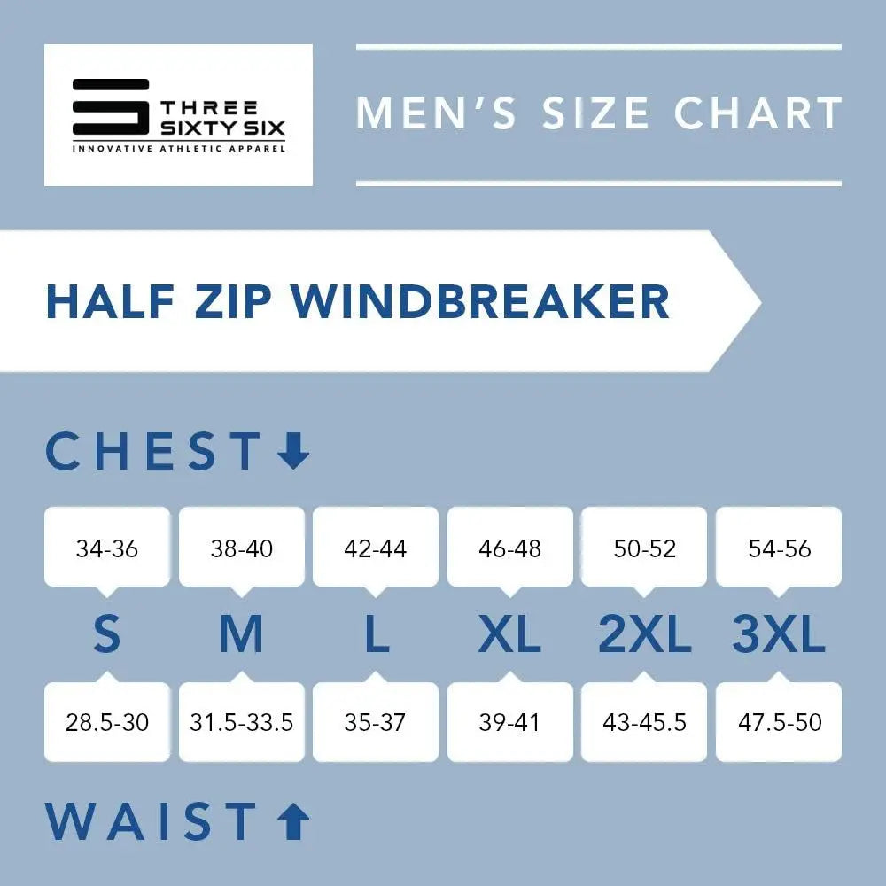 Mens Windbreaker Jackets - Zippered Golf Wind Breaker Jacket - Vented, Dry Fit