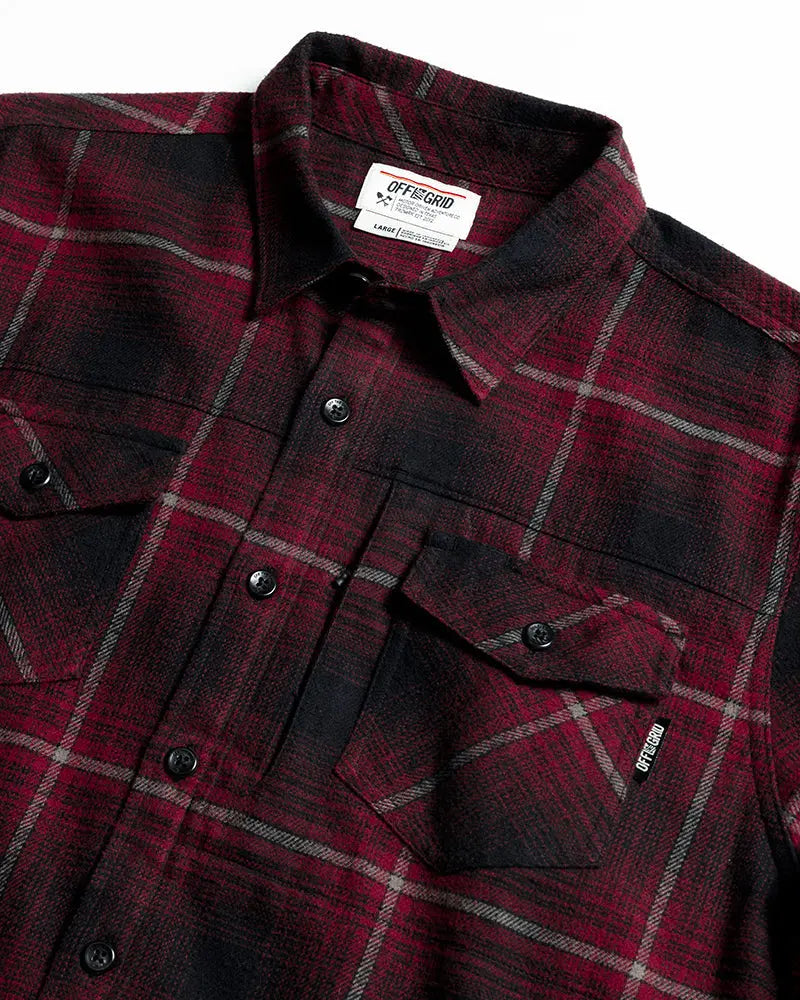 Destroyer Flannel - Black Off The Grid Surplus