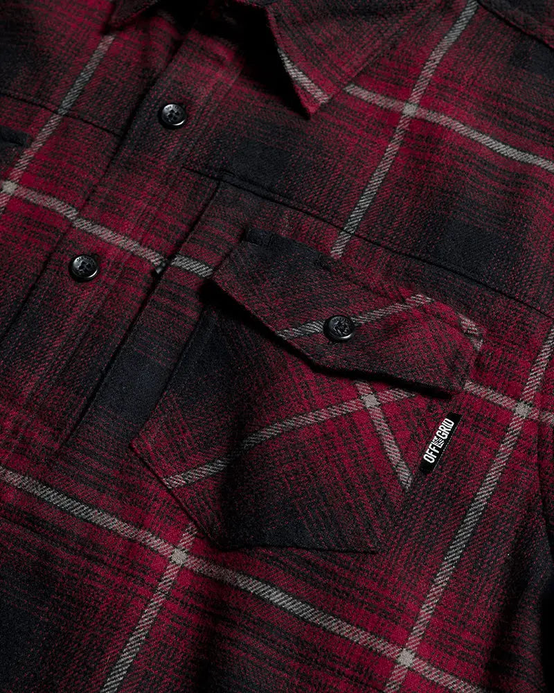 Destroyer Flannel - Black Off The Grid Surplus