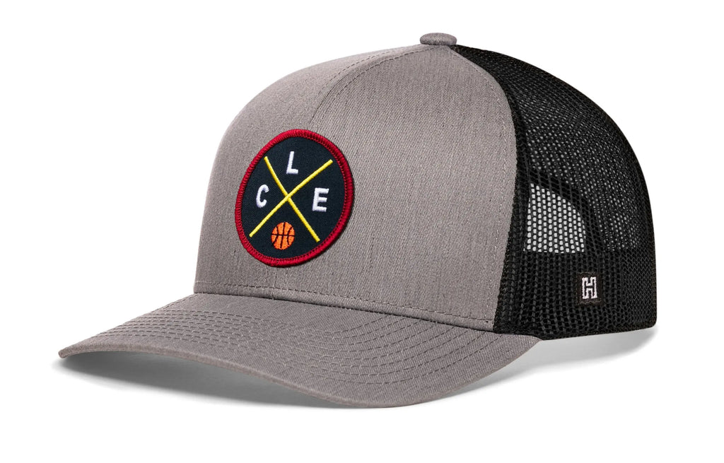 Cleveland Trucker Hat  |  CLE X Basketball Snapback Haka Hat