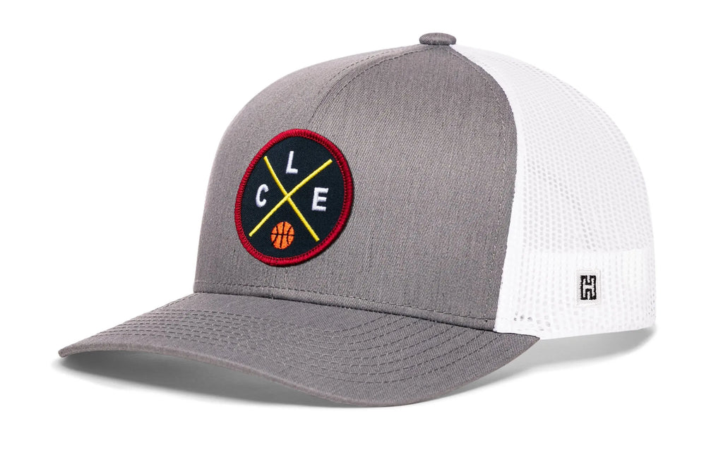 Cleveland Trucker Hat  |  CLE X Basketball Snapback Haka Hat