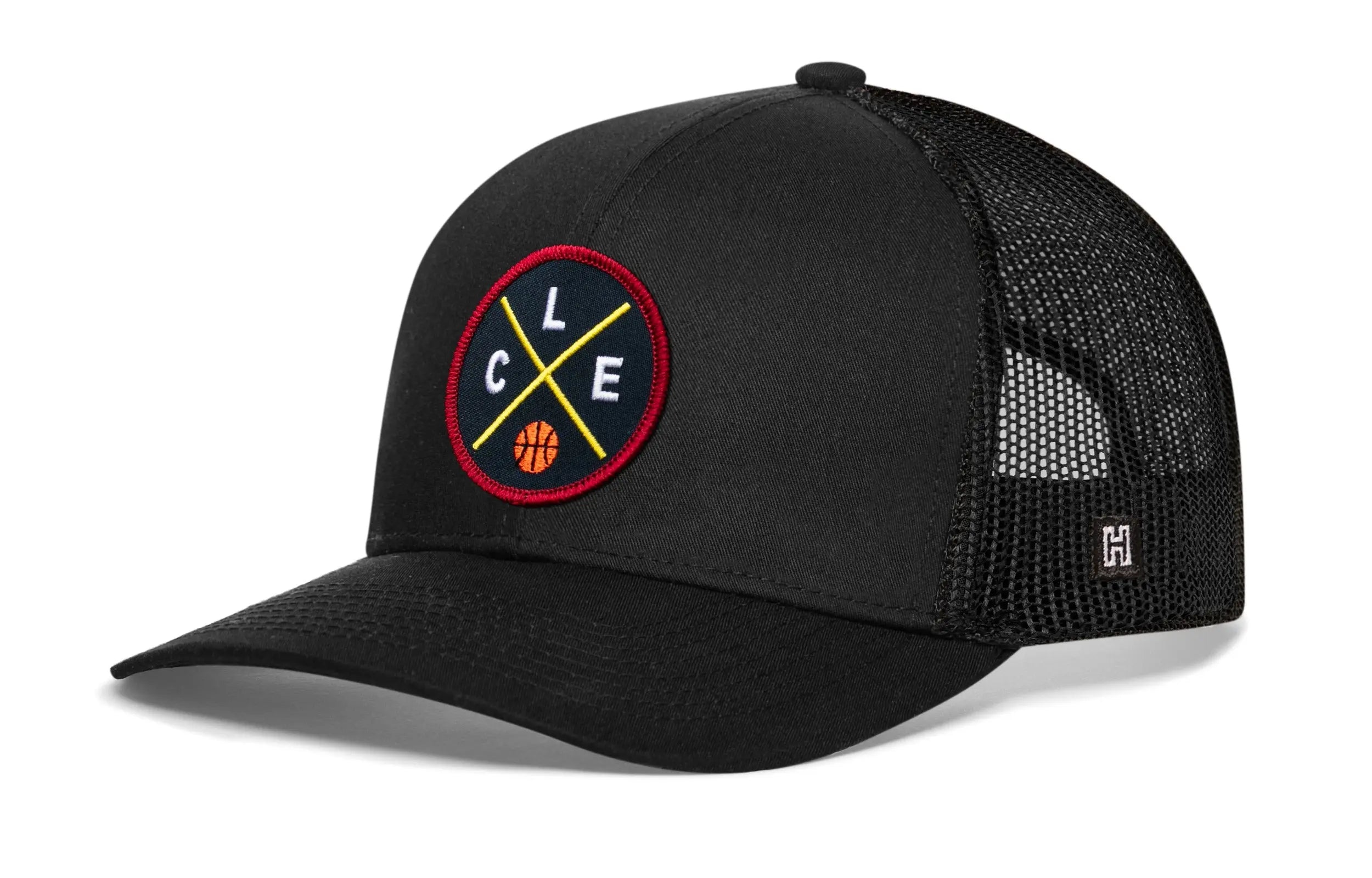 Cleveland Trucker Hat  |  CLE X Basketball Snapback Haka Hat