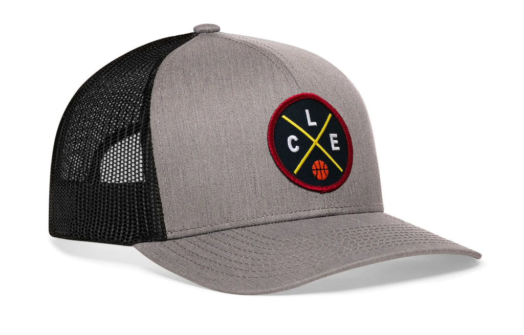 Cleveland Trucker Hat  |  CLE X Basketball Snapback Haka Hat