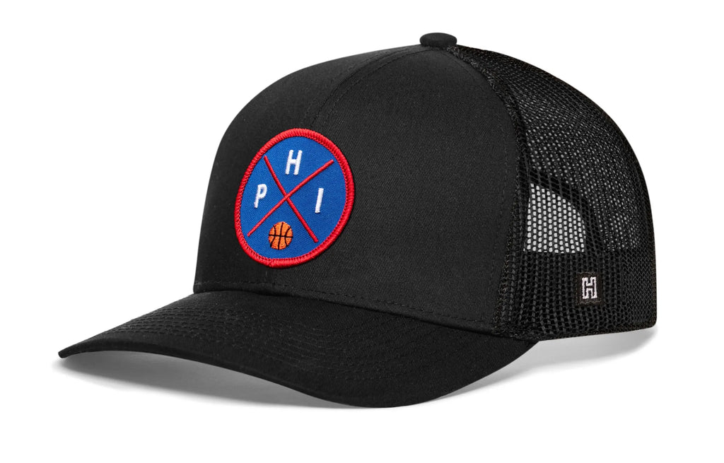 Philadelphia Trucker Hat  |  PHI X Basketball Snapback Haka Hat