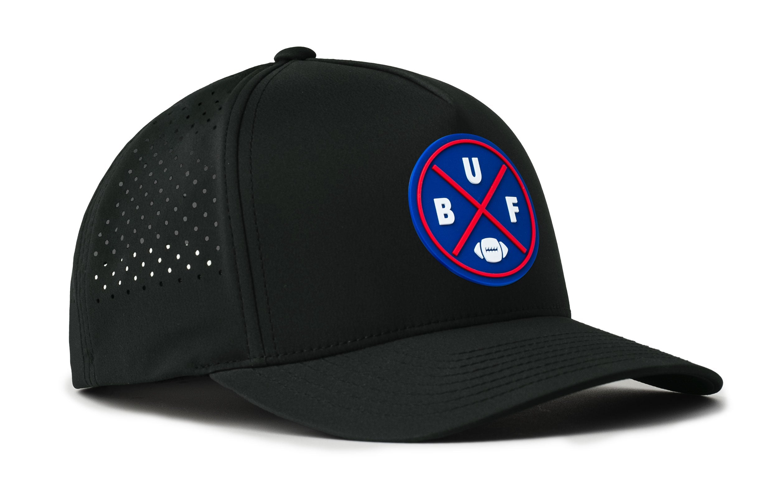 Buffalo BUF X football 5-panel hat — snapback closure