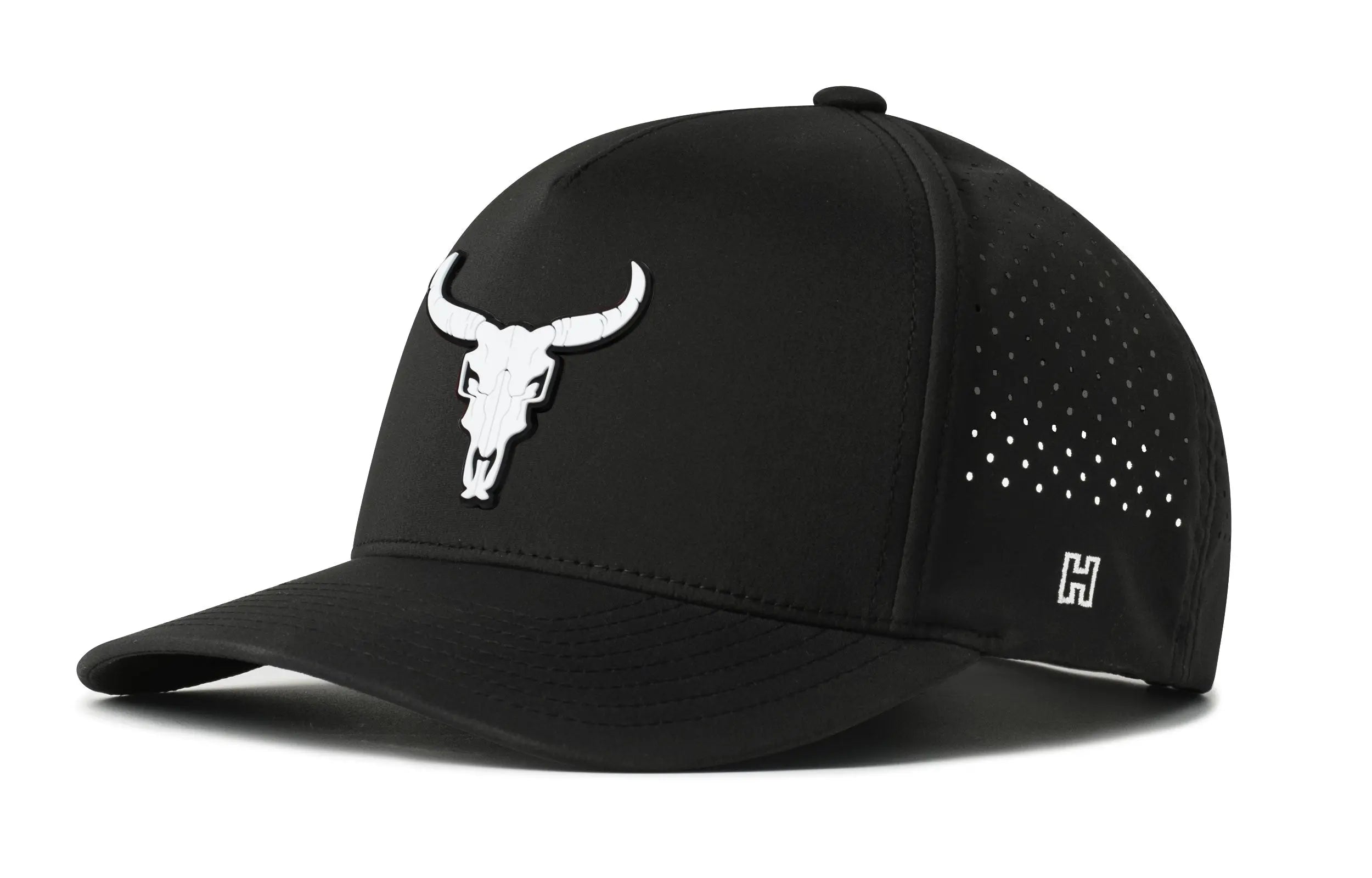 Bull Skull Performance 5-Panel Hat  |  Steer Flexfit® Snapback Haka Hat
