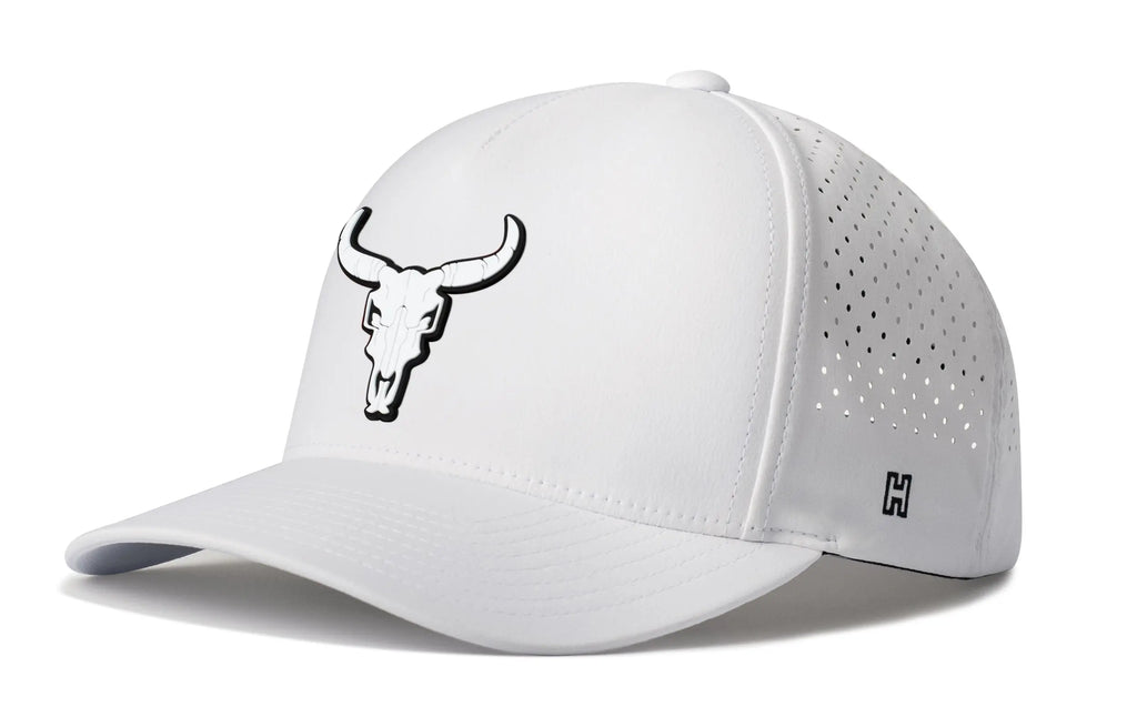 Bull Skull Performance 5-Panel Hat  |  Steer Flexfit® Snapback Haka Hat