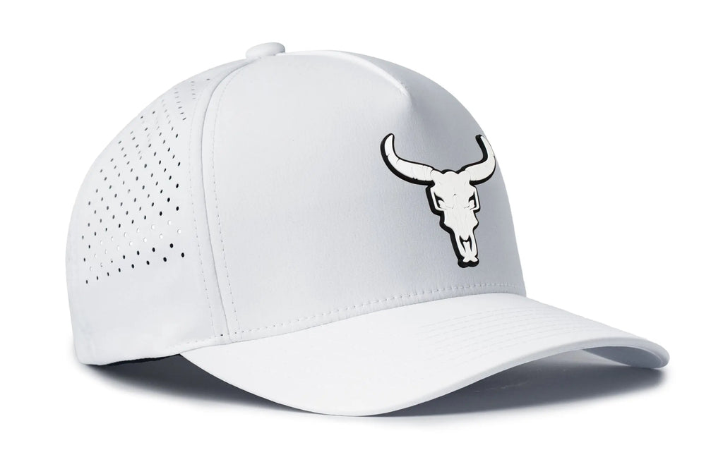 Bull Skull Performance 5-Panel Hat  |  Steer Flexfit® Snapback Haka Hat
