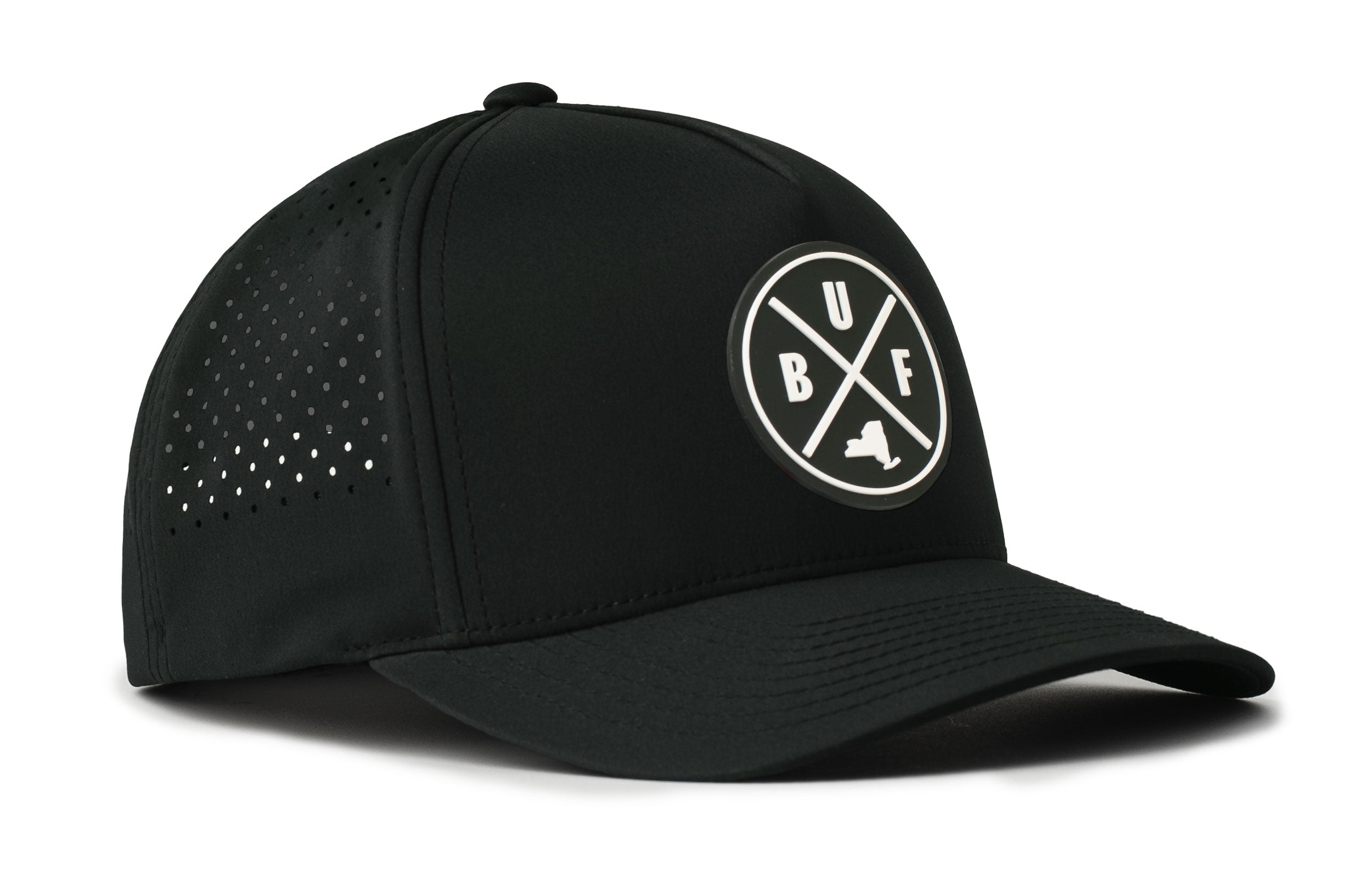 Buffalo performance 5-panel hat — side profile