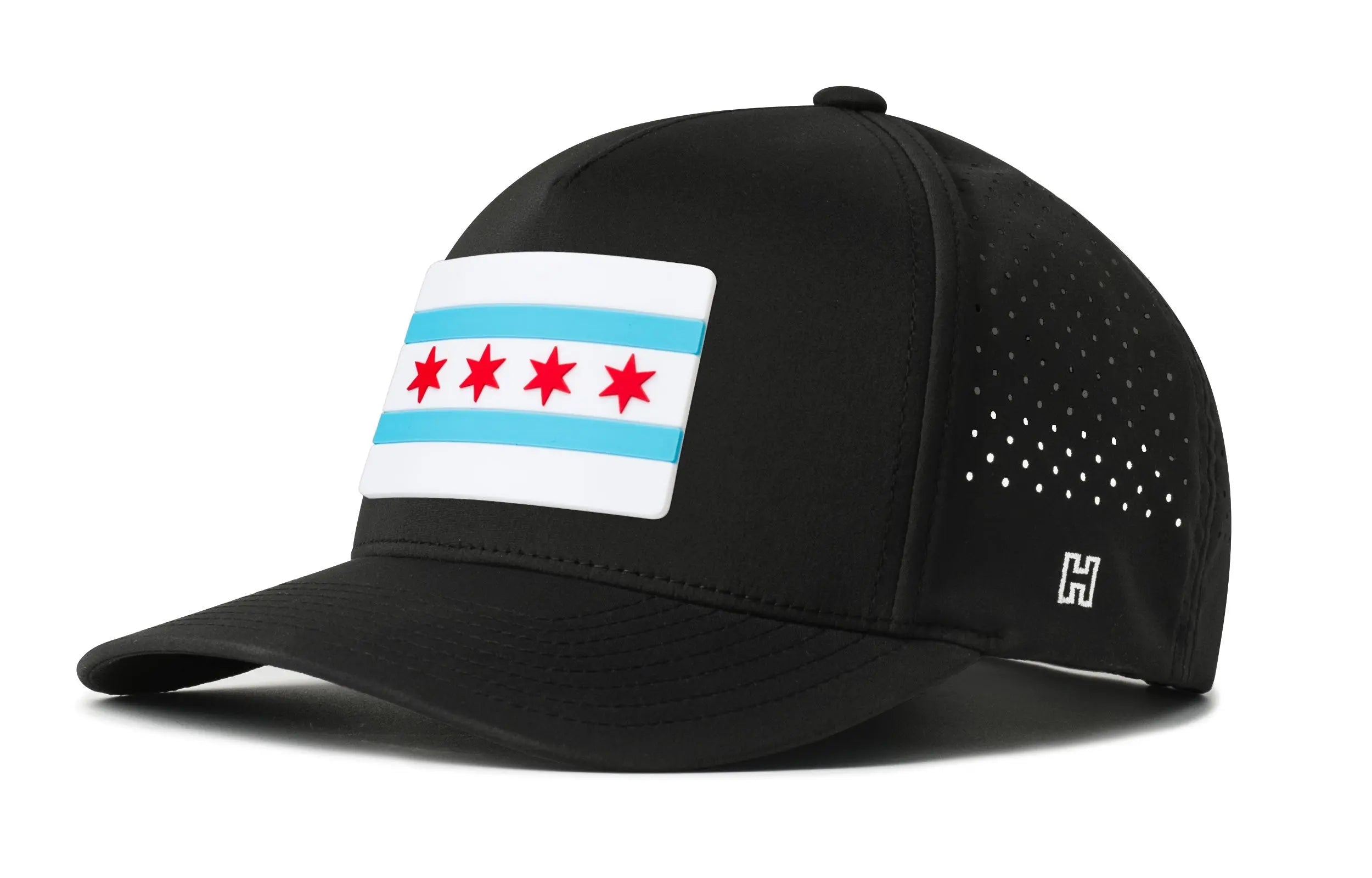 Chicago Flag Performance 5-Panel Hat  |  City Flexfit® Snapback Haka Hat