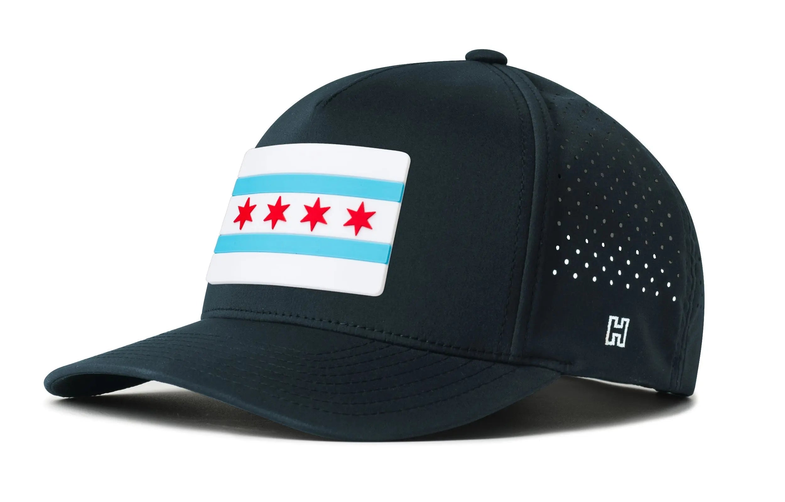 Chicago Flag Performance 5-Panel Hat  |  City Flexfit® Snapback Haka Hat