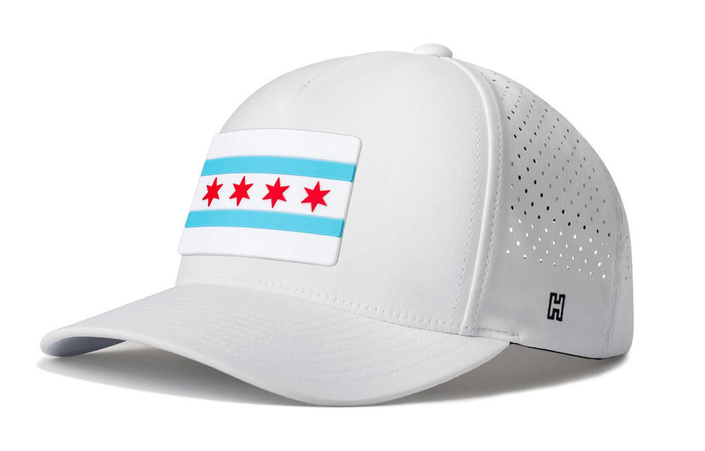 Chicago Flag Performance 5-Panel Hat  |  City Flexfit® Snapback Haka Hat