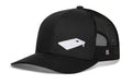 Cornhole Board Trucker Hat  |  Black Bags Snapback Haka Hat