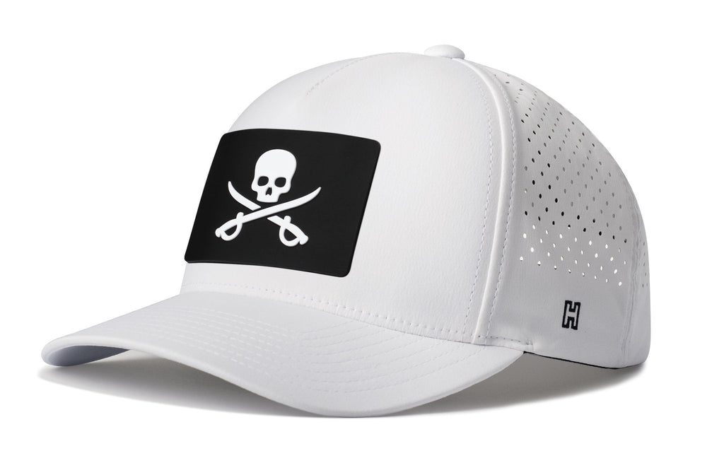 Pirate Flag Performance Hat — Jolly Roger Flexfit Snapback Haka Hat