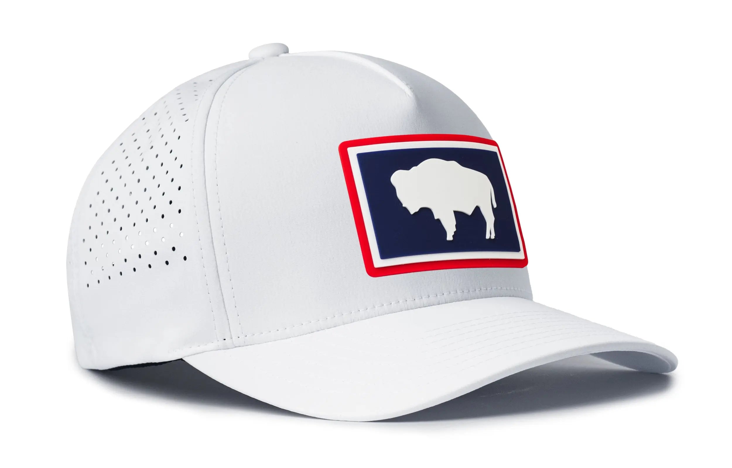 Wyoming Flag Performance 5-Panel Hat  |  WY Buffalo Flexfit® Snapback Haka Hat