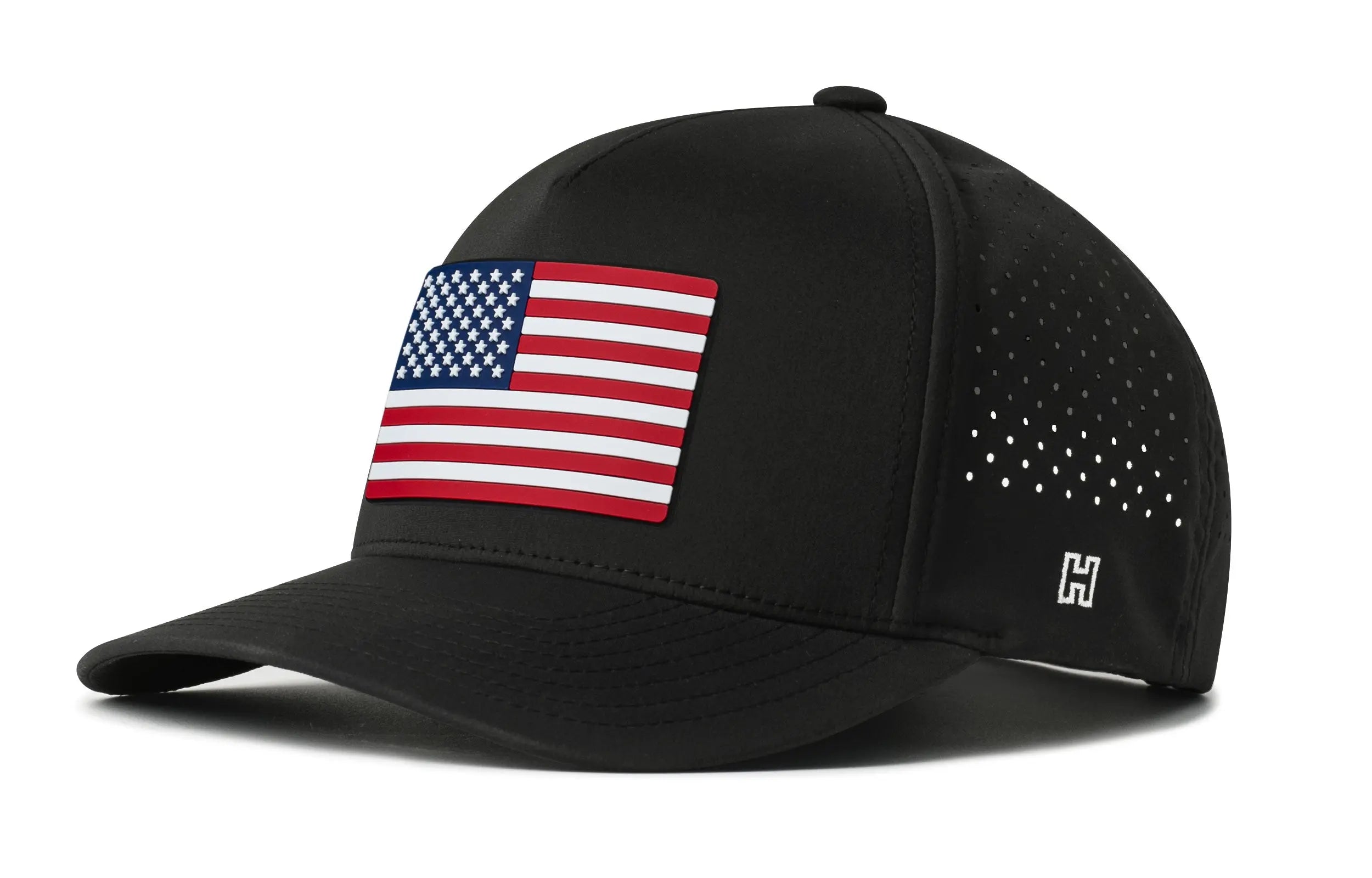 USA Performance 5-Panel Hat  |  American Flag Flexfit® Snapback Haka Hat