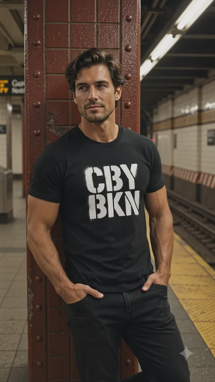 Cranberry's CBY BKN Stencil Fitted T-Shirt