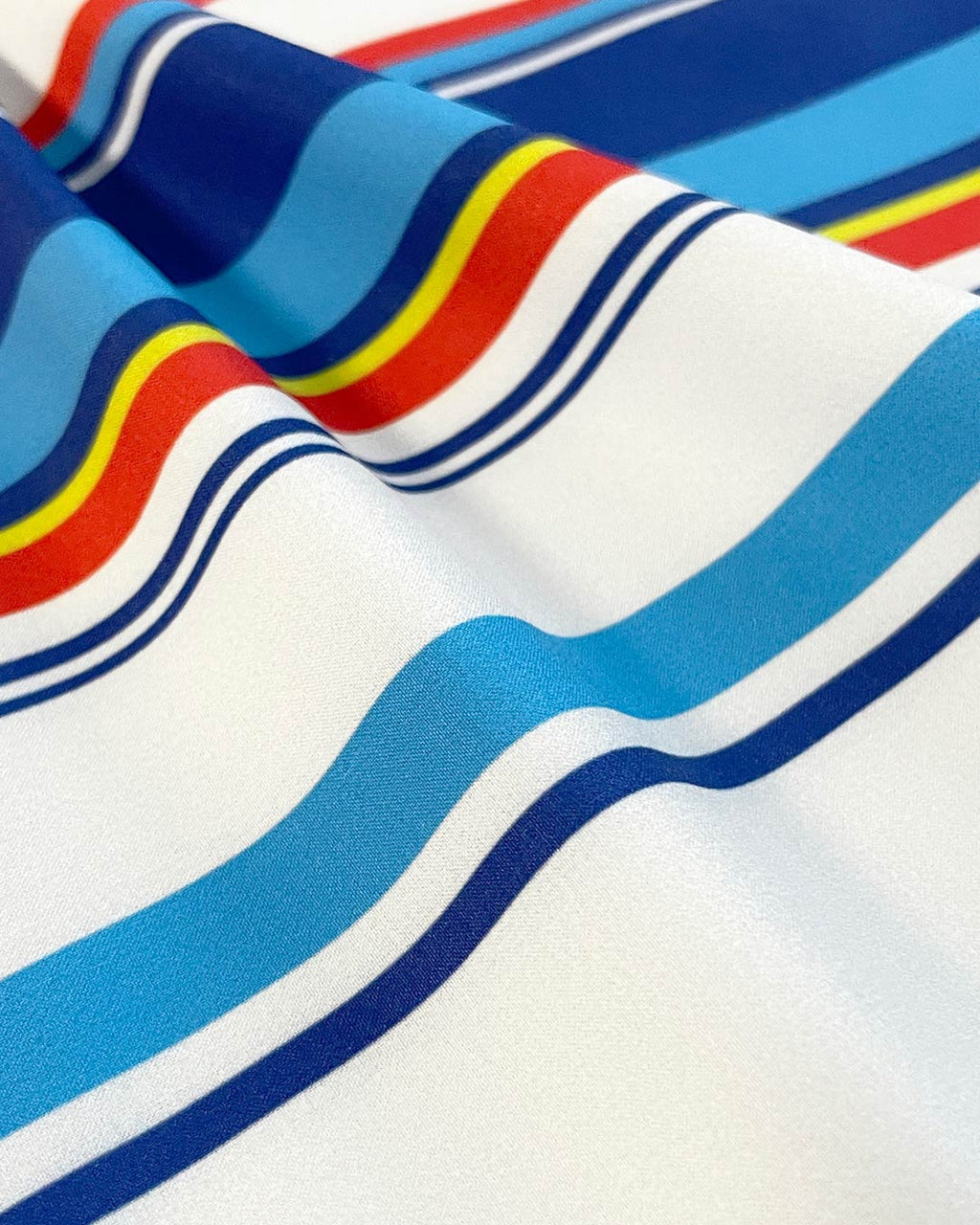 Swim Shorts Navy White Horizontal Stripes C-IN2 New York