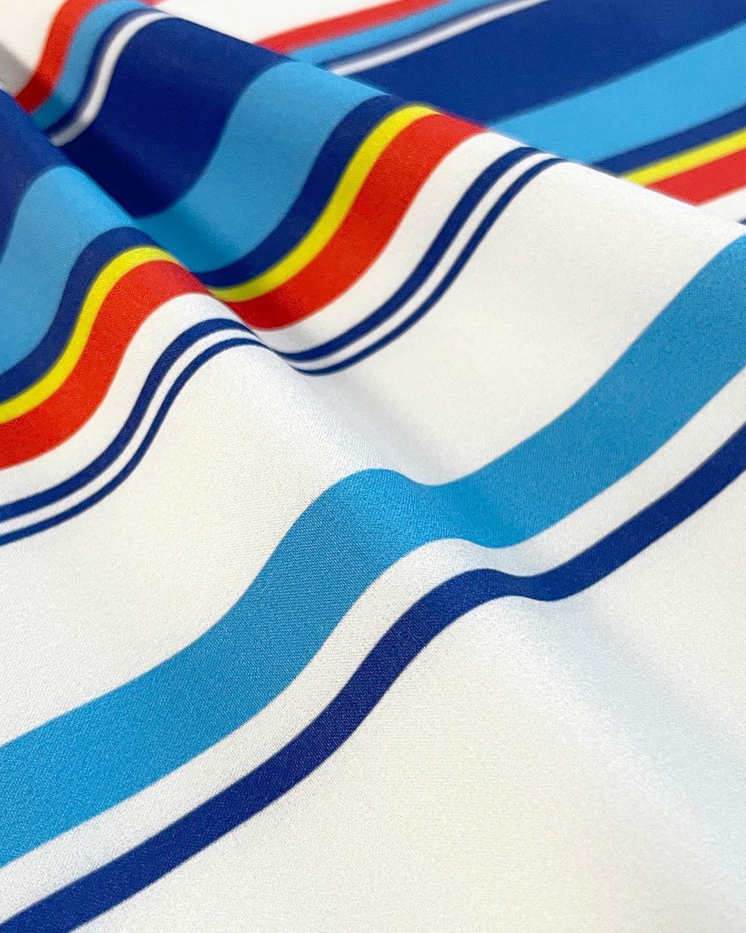 Swim Shorts Navy White Horizontal Stripes C-IN2 New York