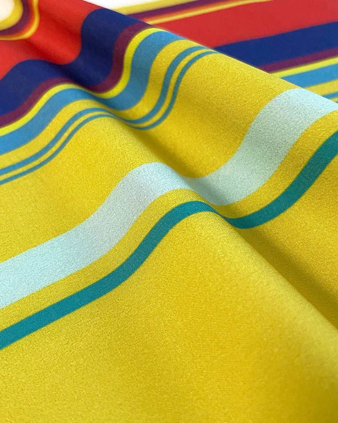 Swim Shorts Red Yellow Horizontal Stripes C-IN2 New York