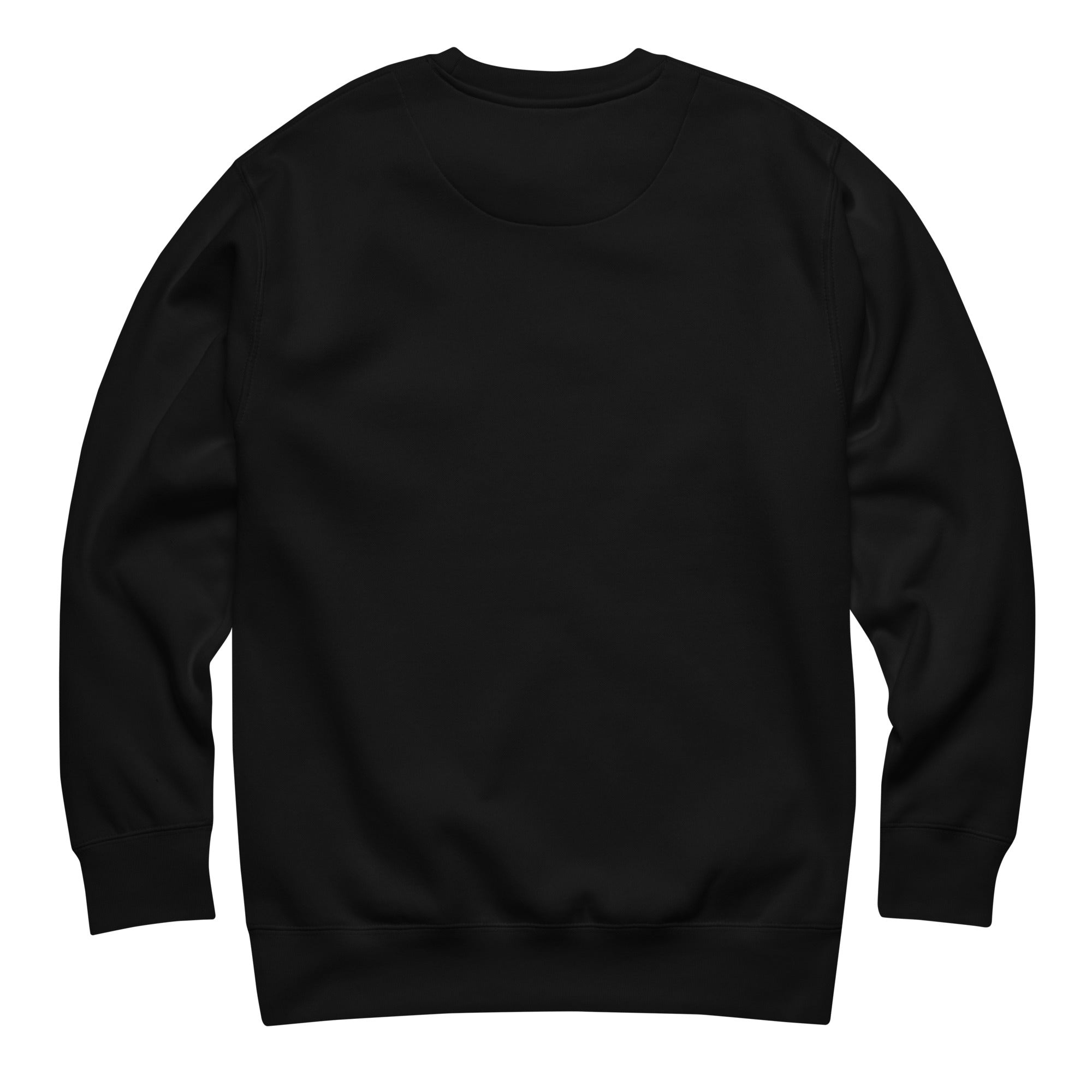 CBY Basics crewneck sweatshirt — black, back