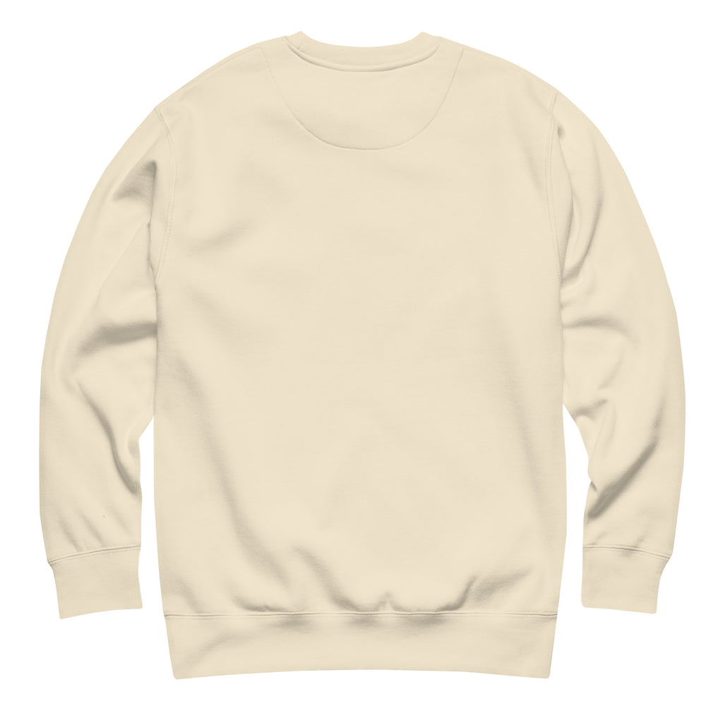 CBY CLE Guardian crewneck sweatshirt — bone, back