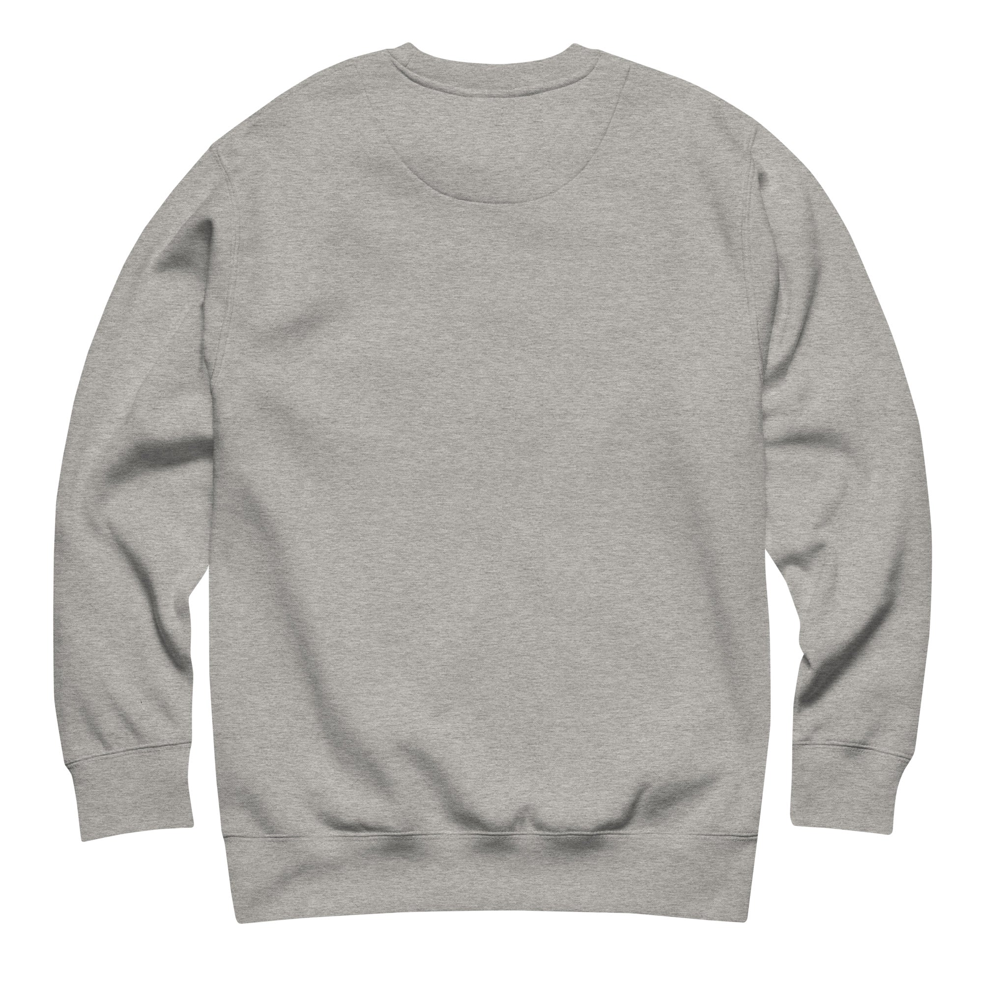 CBY BKN Graffiti Water Tower crewneck sweatshirt — carbon grey, back