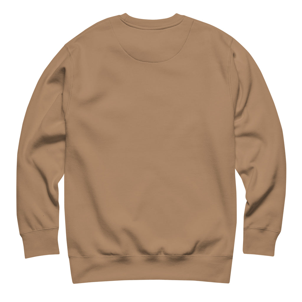 CBY CLE Guardian crewneck sweatshirt — latte, back