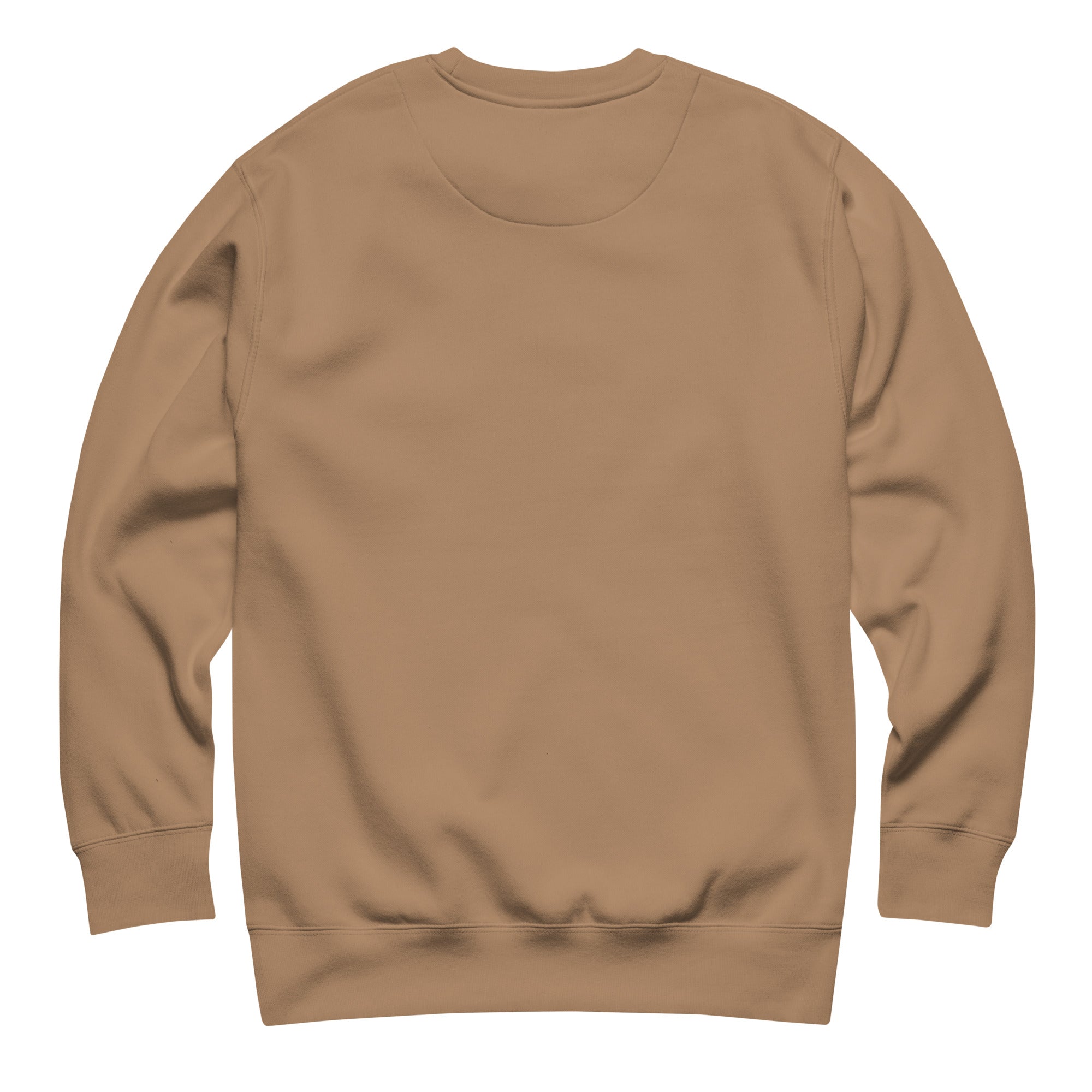 CBY CLE Guardian crewneck sweatshirt — latte, back