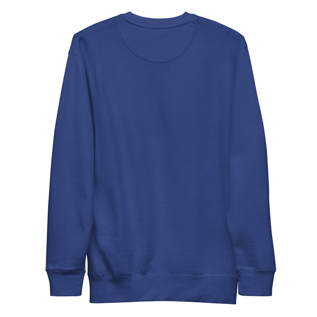 CBY CLE 216 Stacked crewneck sweatshirt — team royal, back