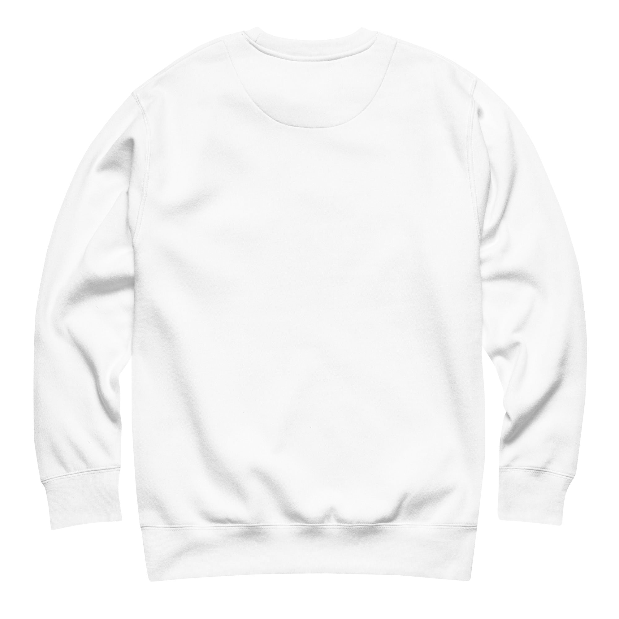 CBY CHI Deep & Cold Lake Michigan crewneck sweatshirt — white, back