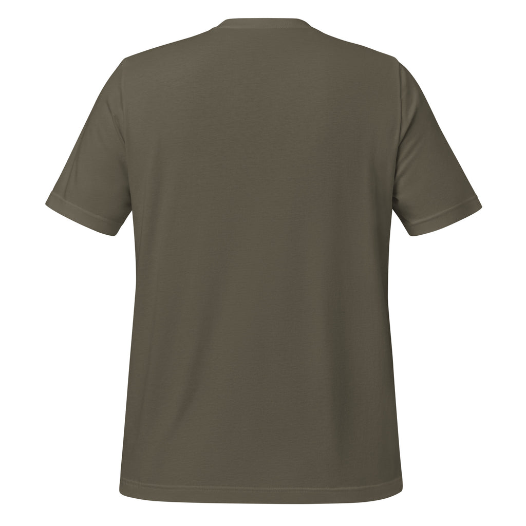 CBY Guardian fitted tee — art-deco Guardians of Traffic figure with blackletter CBY, full-front print