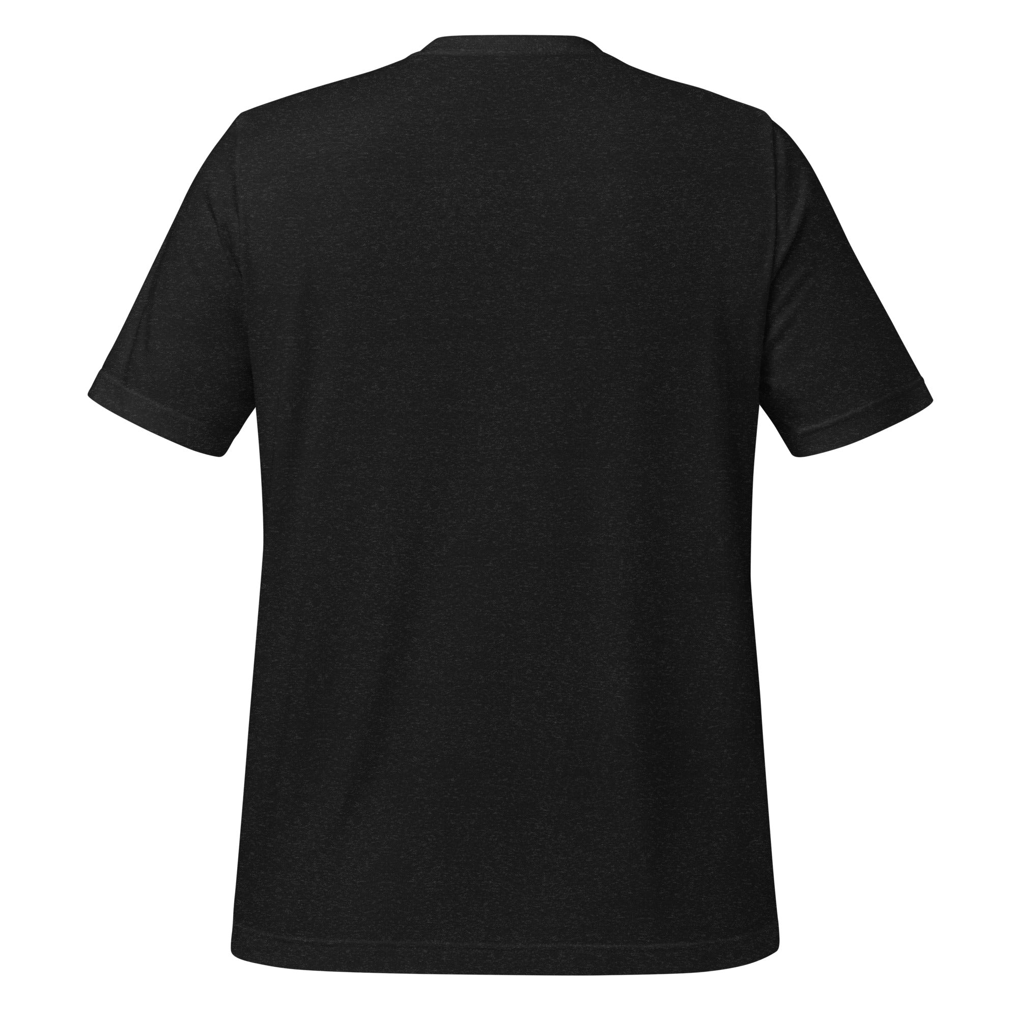 CBY Guardian fitted tee — art-deco Guardians of Traffic figure with blackletter CBY, full-front print