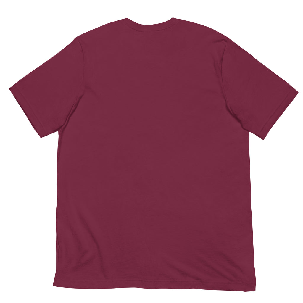 CBY Guardian fitted tee — art-deco Guardians of Traffic figure with blackletter CBY, full-front print
