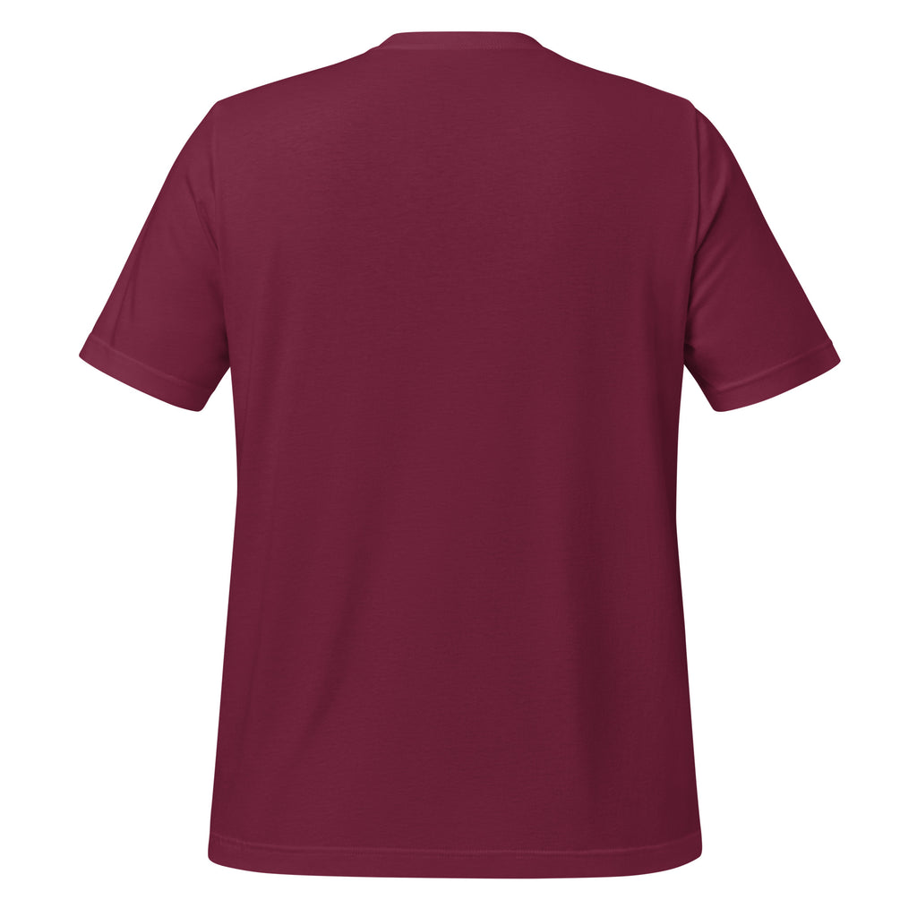 CBY Guardian fitted tee — art-deco Guardians of Traffic figure with blackletter CBY, full-front print