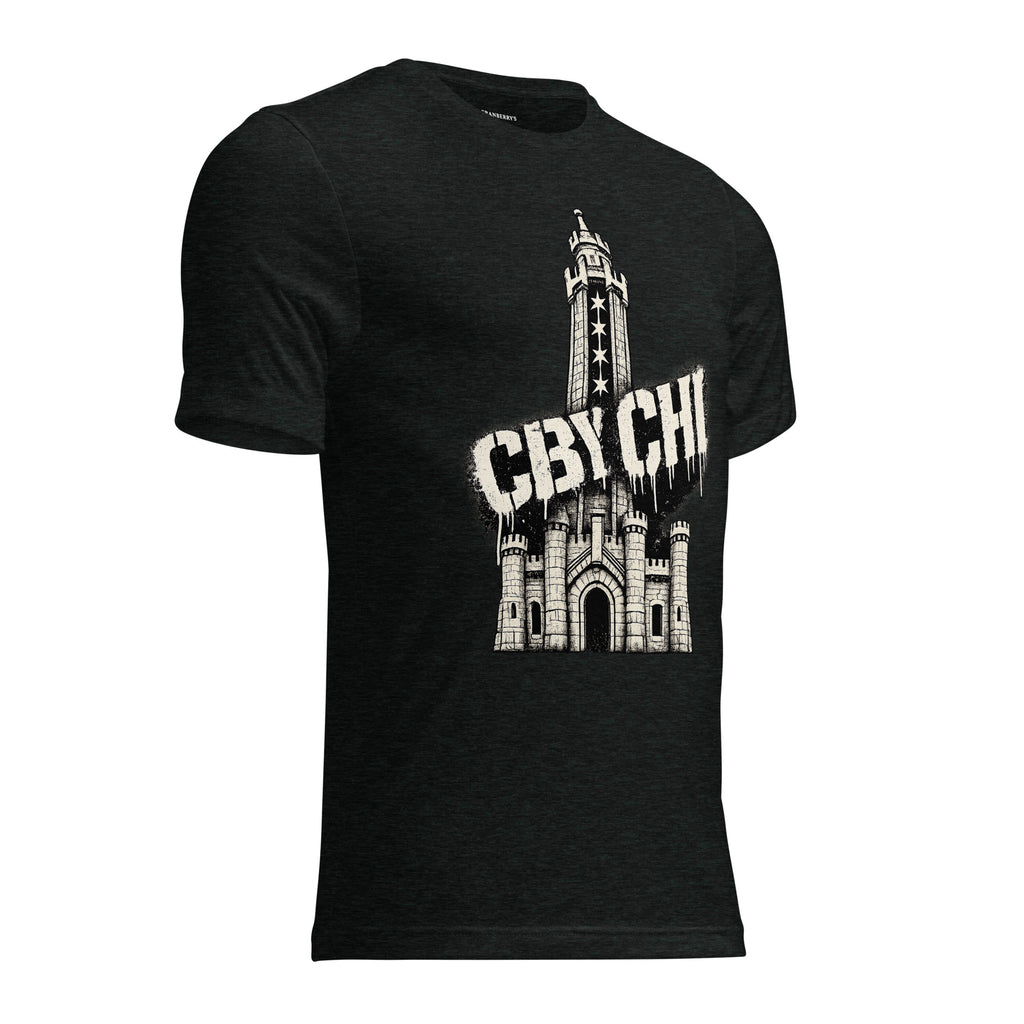 CBY CHI Chicago Water Tower tee, back view
