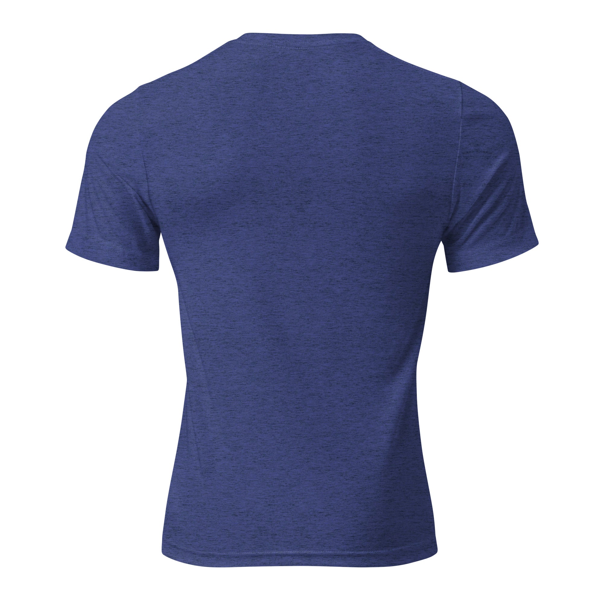 CBY CHI Chicago Water Tower tee in charcoal-black triblend, detail view